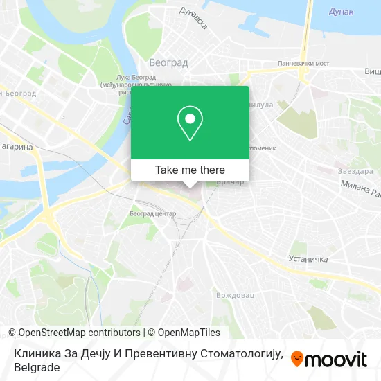 Клиника За Дечју И Превентивну Стоматологију map