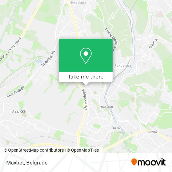 Maxbet map