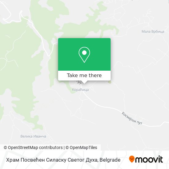 Храм Посвећен Силаску Светог Духа map