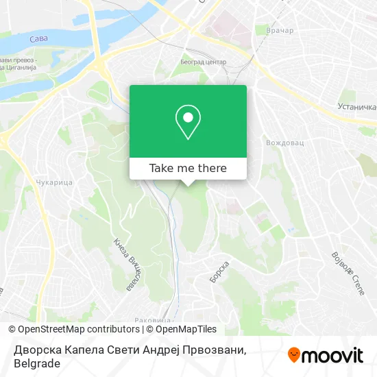 Дворска Капела Свети Андреј Првозвани map
