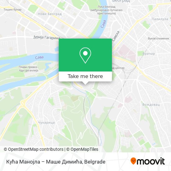 Кућа Манојла – Маше Димића map