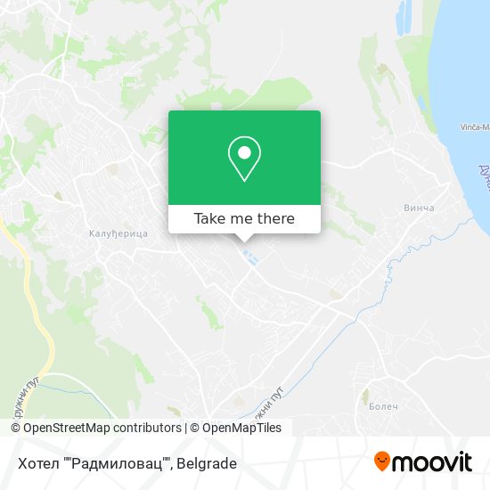 Хотел ""Радмиловац"" map