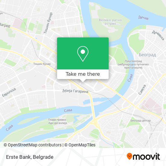 Erste Bank map