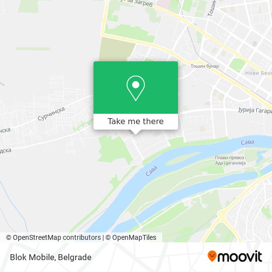 Blok Mobile map