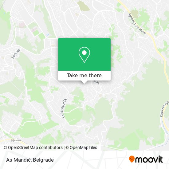 As Mandić map