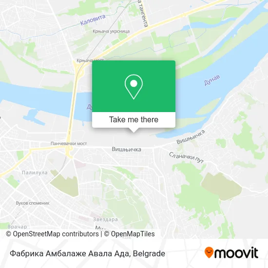 Фабрика Амбалаже Авала Ада map