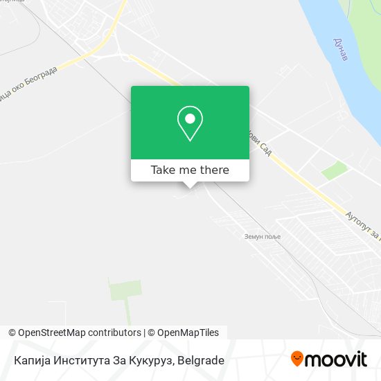 Капија Института За Кукуруз map