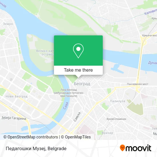 Педагошки Музеј map