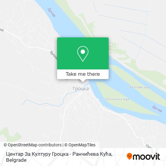 Центар За Културу Гроцка - Ранчићева Кућа map