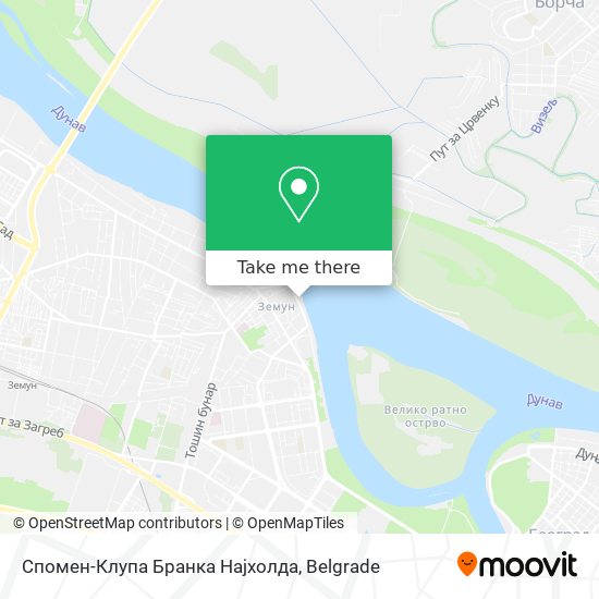 Спомен-Клупа Бранка Најхолда map