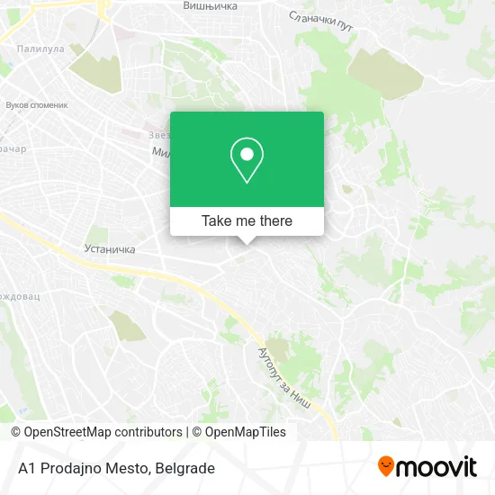 A1 Prodajno Mesto map