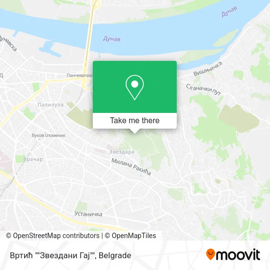 Вртић ""Звездани Гај"" map
