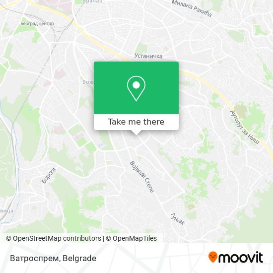 Ватроспрем map