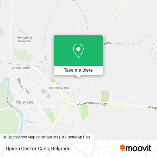 Црква Светог Саве map