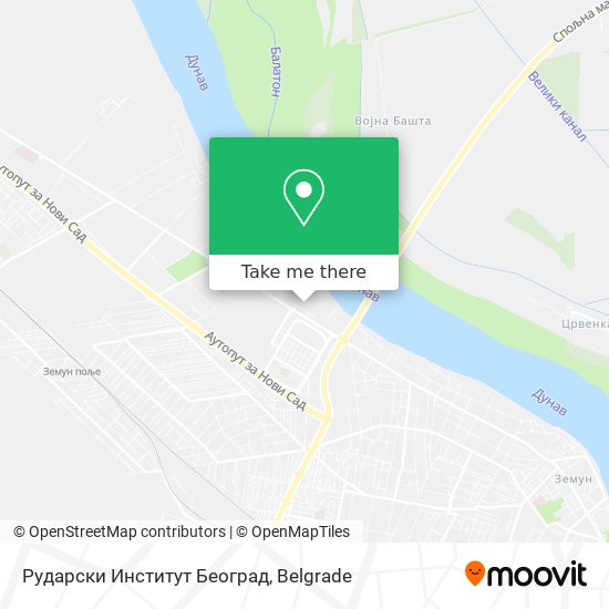 Рударски Институт Београд map