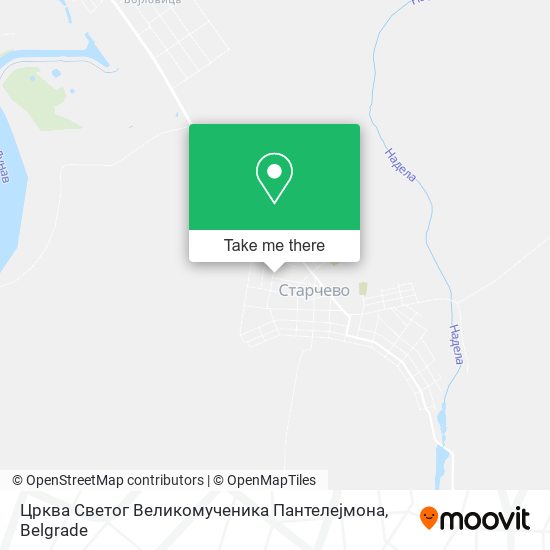 Црква Светог Великомученика Пантелејмона map