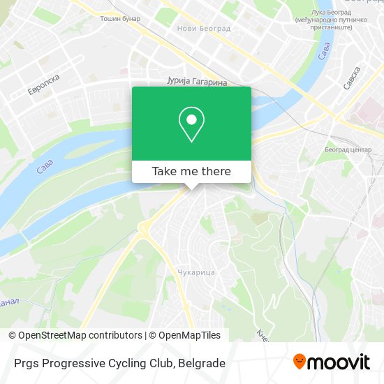 Prgs Progressive Cycling Club map