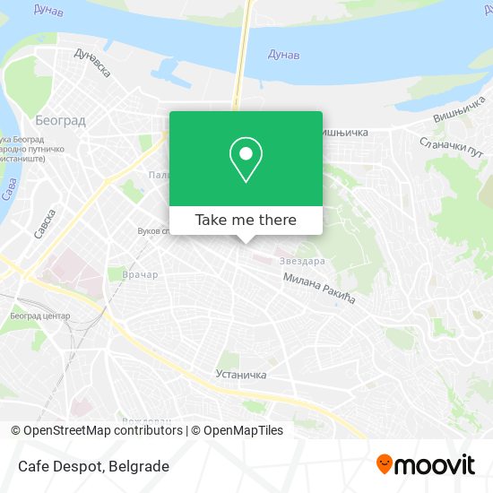 Cafe Despot map