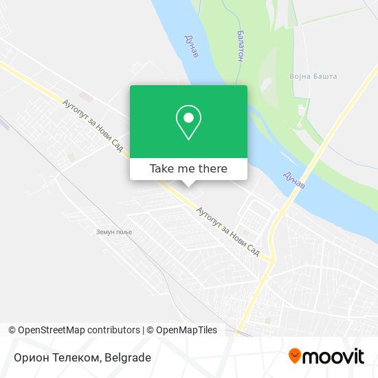 Орион Телеком map