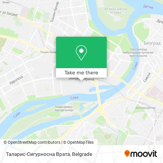 Таларис-Сигурносна Врата map
