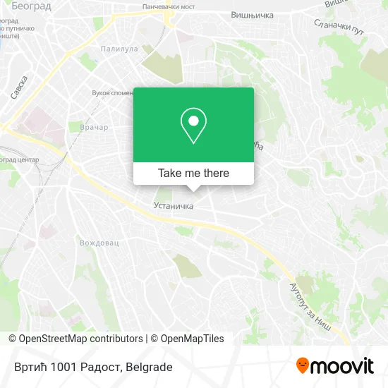 Вртић 1001 Радост map