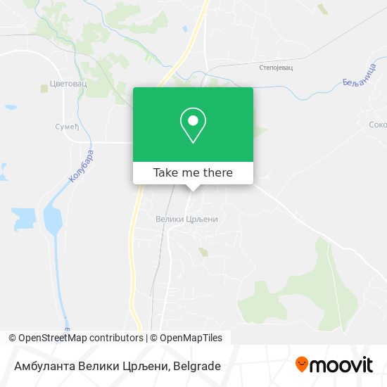 Амбуланта Велики Црљени map