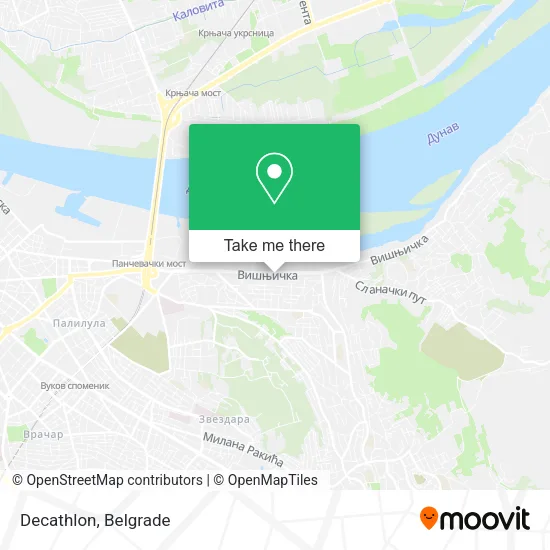 Decathlon map