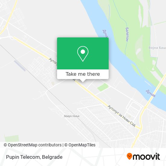 Pupin Telecom map