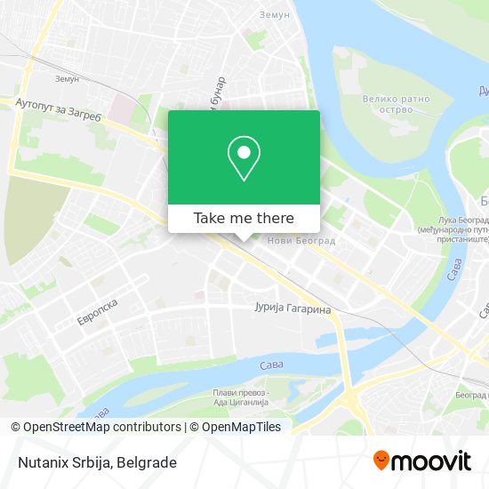 Nutanix Srbija map