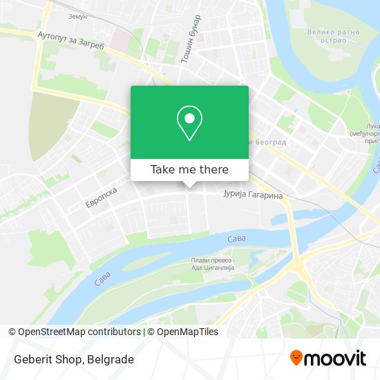 Geberit Shop map