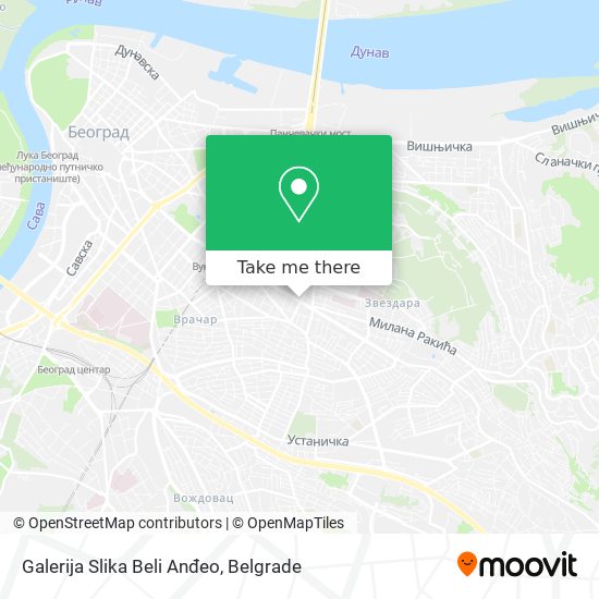 Galerija Slika Beli Anđeo map