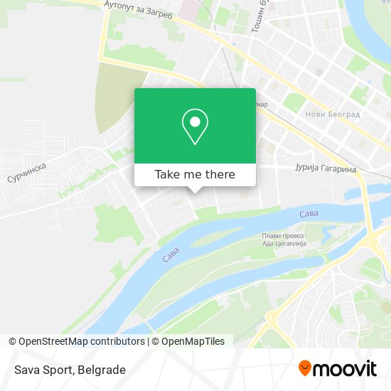 Sava Sport map