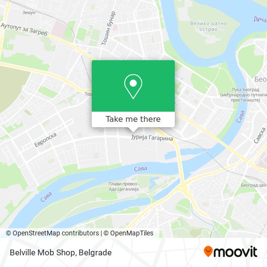 Belville Mob Shop map