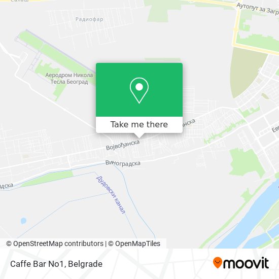 Caffe Bar No1 map