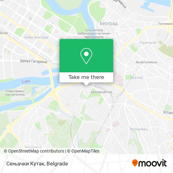 Сењачки Кутак map