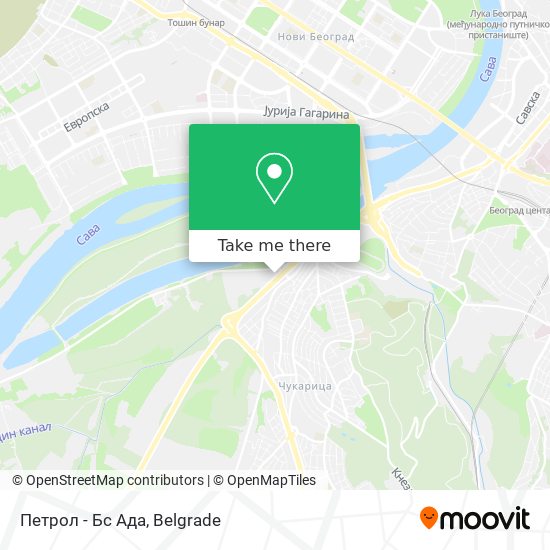 Петрол - Бс Ада map