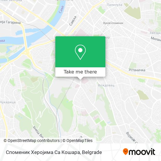 Споменик Херојима Са Кошара map