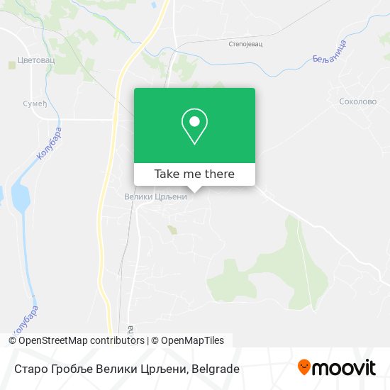 Старо Гробље Велики Црљени map