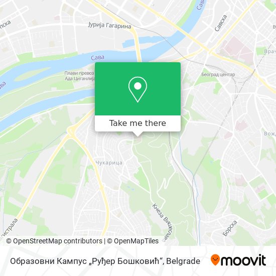 Образовни Кампус „Руђер Бошковић“ map