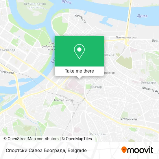 Спортски Савез Београда map