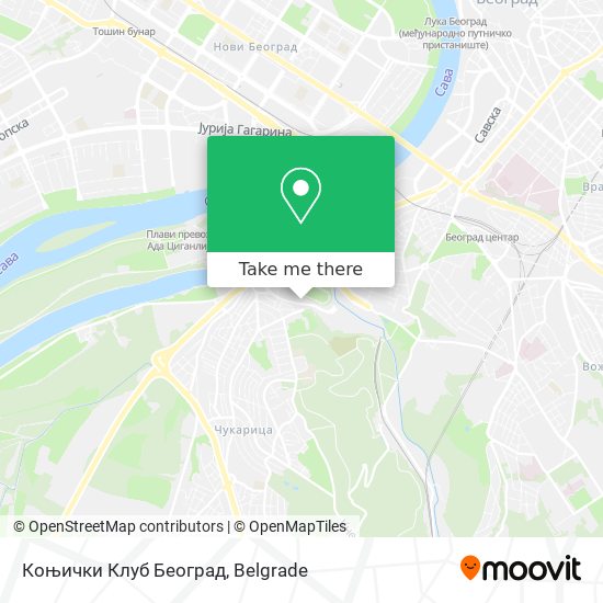 Коњички Клуб Београд map