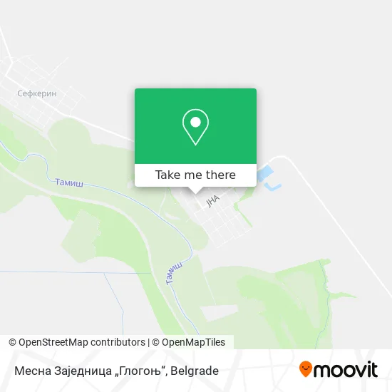 Месна Заједница „Глогоњ“ map