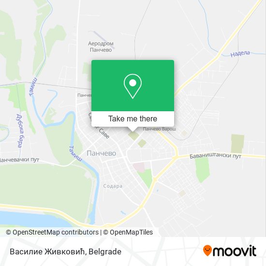 Василие Живковић map