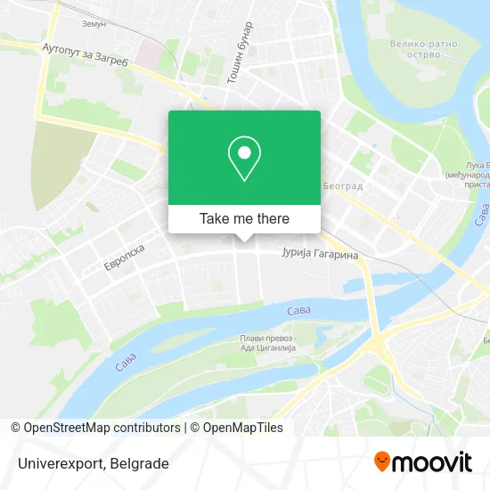 Univerexport map