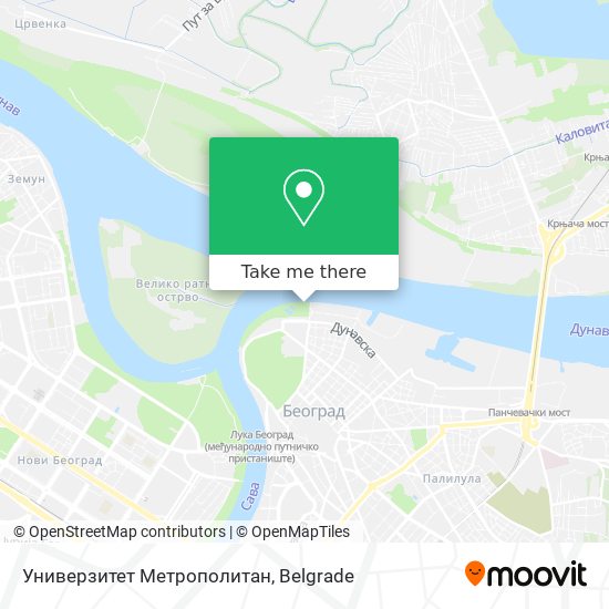 Универзитет Метрополитан map