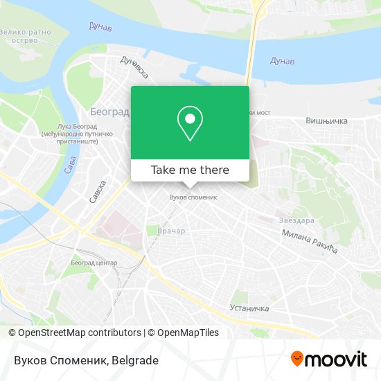 Вуков Споменик map