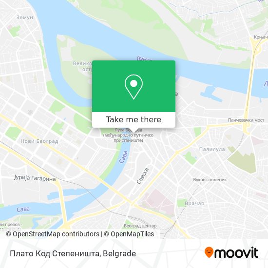 Плато Код Степеништа map