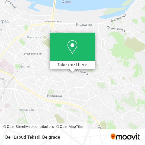 Beli Labud Tekstil map