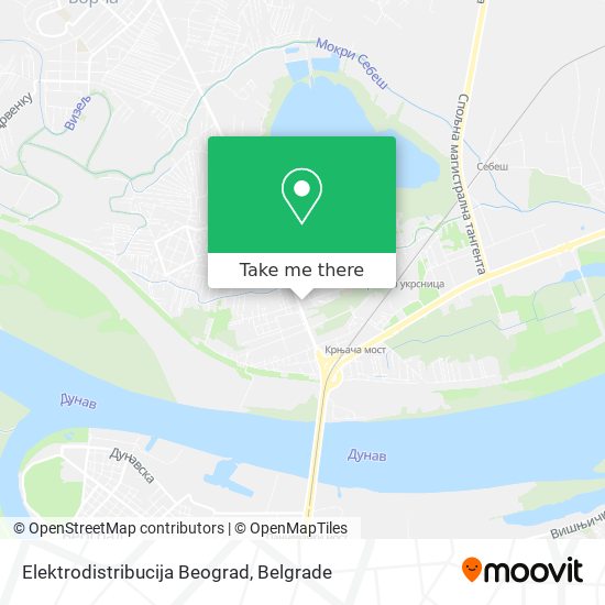 Elektrodistribucija Beograd map