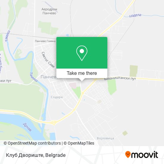 Клуб Двориште map